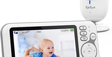 GHB Camara Vigilancia Bebe 5 1080P HD 4000mAh Vigilabebes con Camara con  Pantalla IPS, Visión Nocturna, Comunicación Bidirecciona Escucha Bebes con  Base de Carga : : Bebé